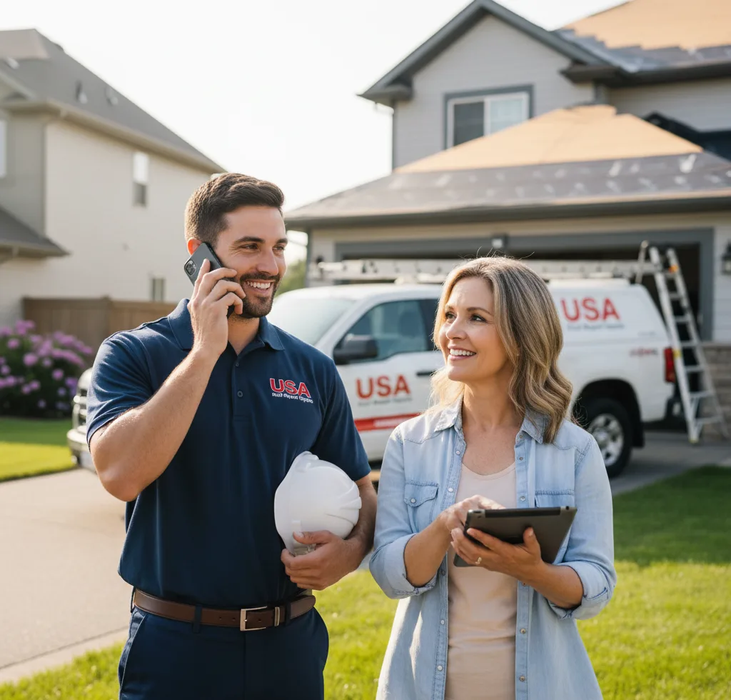 USA Roof Repair Experts customer support in Negaunee